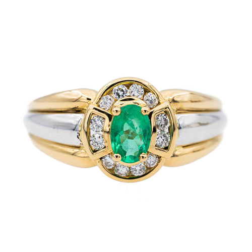 Bague 57 Bague Or jaune Emeraude 58 Facettes 2905361CN
