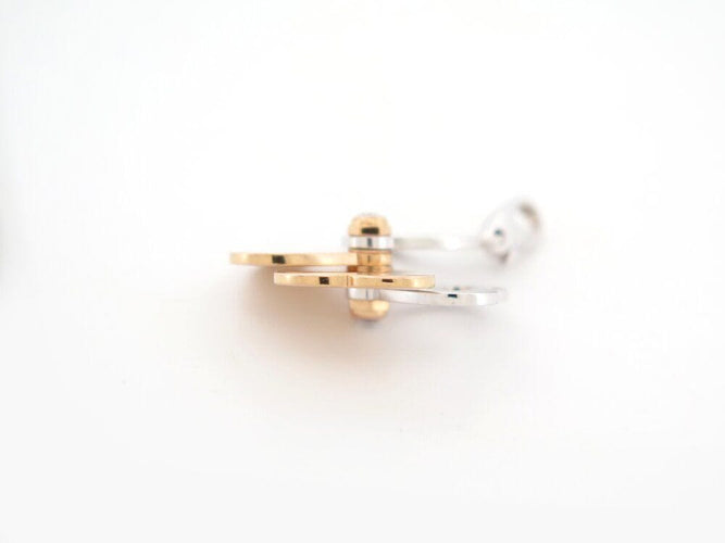 Pendentif pendentif CARTIER charm trefles coeurs or jaune blanc diamant 58 Facettes 264290