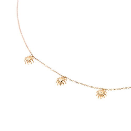 Collier Mellerio Collier Le petit Cactus Or rose Saphir 58 Facettes 3112161CN