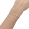 Bracelet ligne tennis or jaune, diamants. 58 Facettes 34345