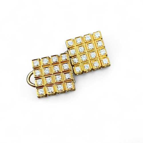 Boucles d'oreilles Boucles d'oreilles clips diamants en or jaune 18 carats 58 Facettes 319