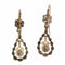 Boucles d'oreilles Boucles d'oreilles victoriennes élégantes avec diamants taille rose 58 Facettes 24240-0376