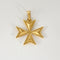 Pendentif Pendentif or jaune, croix de malte 58 Facettes CHOL08683