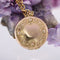 Pendentif Médaillon ancien en or rose ciselée 58 Facettes 25-101