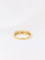 Bague 54 Demi-Alliance américaine en or jaune et diamants 0,18 ct 58 Facettes J103