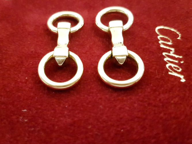 Boutons de manchette Cartier Boutons de manchette Or jaune 58 Facettes 00483CN