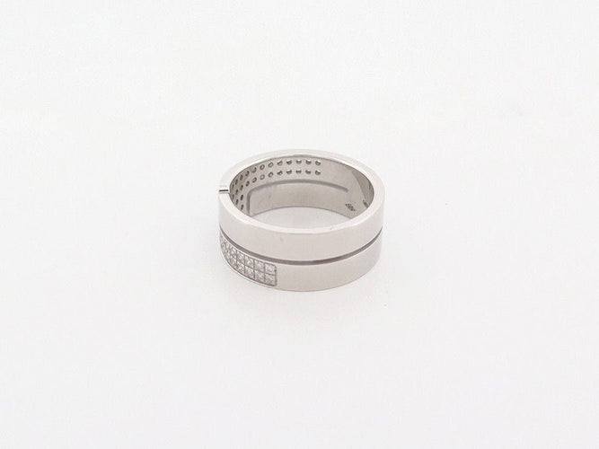 Bague 51 bague DINH VAN seventies mm en or blanc diamants 58 Facettes 260260