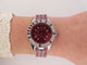 Montre montre CHRISTIAN DIOR christal cd11311h diamants 33mm acier quartz 58 Facettes 265950