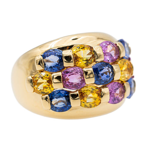 Bague 52 Bague Cocktail Or jaune Saphir 58 Facettes 2975516CN