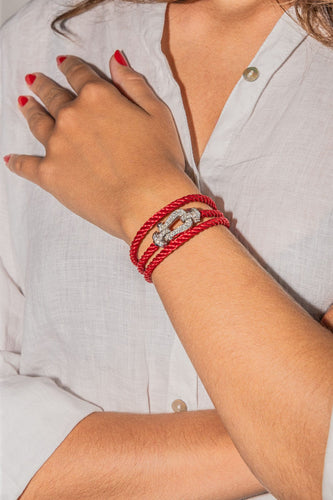 Bracelet Fred Bracelet Force 10 Or blanc Diamant 58 Facettes 3552052CN