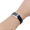 Montre Montre Cartier "Tank américaine", or blanc, bracelet cuir. 58 Facettes 33369
