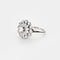 Bague 53,5 Bague fleur or blanc et diamants 58 Facettes ROM11863