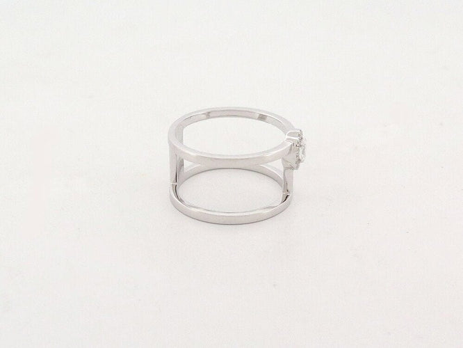 Bague 53 bague MESSIKA glam'azone 2 rangs en or blanc diamant 58 Facettes 261039