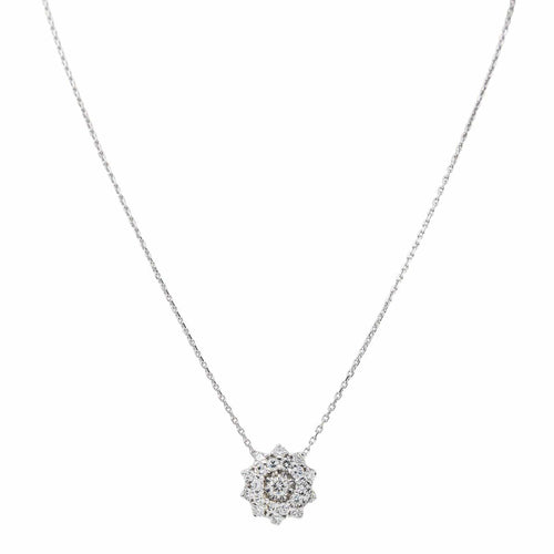 Collier Collier Or blanc Diamant 58 Facettes 3869424CN