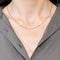 Collier Chaine or jaune maille carrée 58 Facettes MON0854