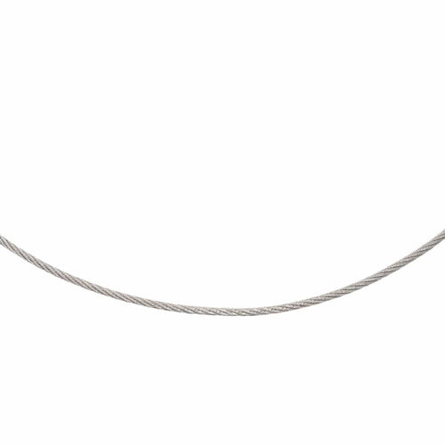 Collier Fred Collier Câble Or blanc 58 Facettes 3073952CN