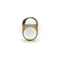 Bague 54.5 Bague H. Stern en or 18 carats avec pierres dorées et cristal de roche 58 Facettes A2000N