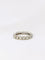 Bague 50.5 Alliance américaine en or blanc et diamants 1,8 ct 58 Facettes J63