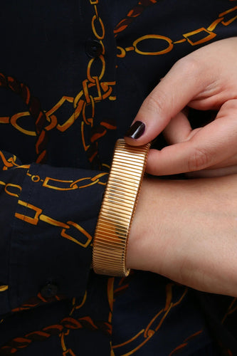 Bracelet Bracelet Tubogas vintage en or jaune 58 Facettes 865