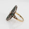 Bague Bague vintage diamants émeraudes 58 Facettes G13196