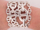 Bracelet bracelet HERMES chaine d'ancre enchainee tgm en argent 58 Facettes 259929