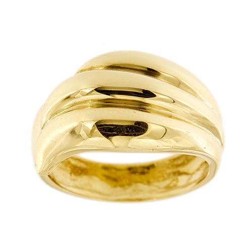 Bague à bande bombée