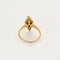 Bague 53,5 Bague or jaune, corail peau d'ange et diamants 58 Facettes NAR00752