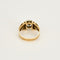 Bague Solitaire en or jaune, or blanc et diamant