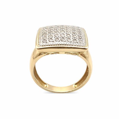 Bague 57 Bague en or jaune & diamants 58 Facettes