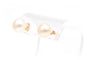 Boucles d'oreilles Boucles d'oreilles contemporaines en or jaune serties de perles 58 Facettes B391