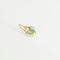 Boucles d'oreilles Boucles d'oreilles dormeuses or jaune, or blanc, émeraudes 58 Facettes