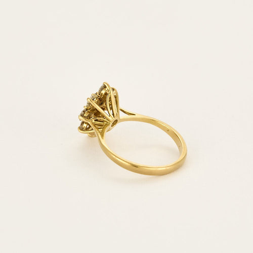 Bague 49 Bague en or jaune et diamants 58 Facettes GU264