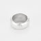 Bague 53 CHANEL-Bague jonc bombé gravé vintage en argent 58 Facettes LMB-264