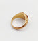 Bague 59 Bague chevalière victorienne fleur ciselée en or rose 18k (circa 1890) 58 Facettes A06408