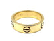 Bague 56 CARTIER. Collection "LOVE", Bague or jaune 18K 58 Facettes