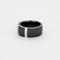 Bague 54 Bague or blanc céramique noire 58 Facettes 3131541