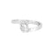 Bague 46 GUCCI - Bague GG Running or gris et diamants 58 Facettes GAW10