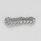 Bague 53 Bague souple en or gris et diamants 58 Facettes JRW0024-53