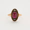 56 Bague en or rose et tourmaline cabochon 58 Facettes 270/7