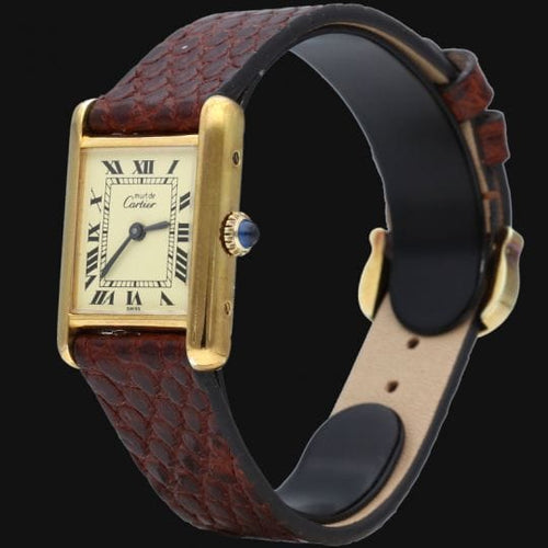 Montre Cartier Montre Tank Vermeil 58 Facettes MT43319