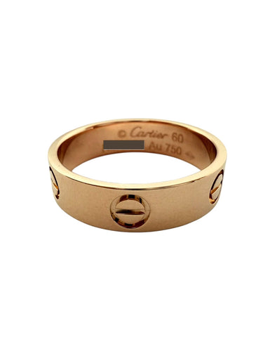Bague 60 CARTIER - Bague LOVE en or rose 58 Facettes