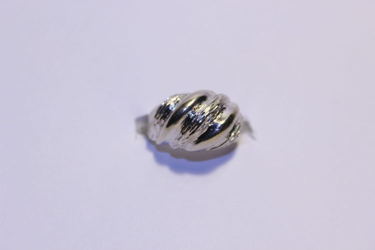 Bague 49 Bague Jonc Or blanc 58 Facettes