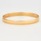 Bracelet BRACELET  JONC OR JAUNE 58 Facettes M8670