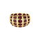 Bague 55 Bague en or jaune et rubis 58 Facettes RAM3261