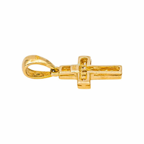 Pendentif Pendentif Croix Or jaune Diamant 58 Facettes 4801532CN