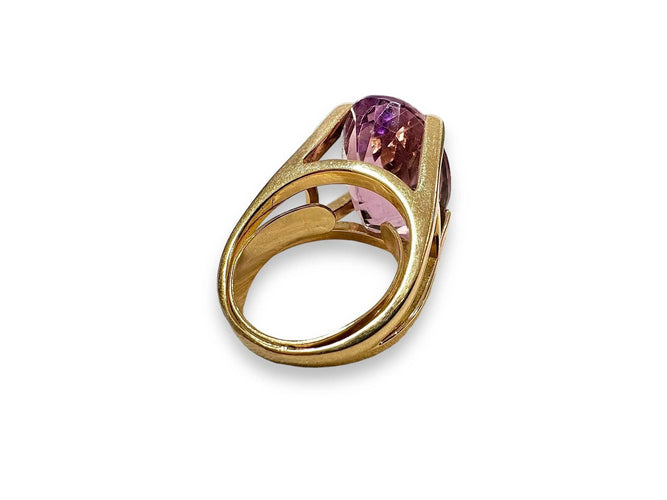 Bague 58 Bague en or jaune et améthyste 58 Facettes 456001