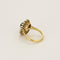 Bague 52,5 Bague marguerite en or jaune, blanc, saphirs et diamants 58 Facettes BIA10252