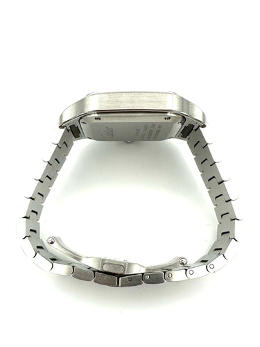Montre CARTIER. Montre "Santos", acier, mouvement automatique (réf.4075) 58 Facettes