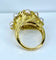 Bague 52 Bague coktail en or jaune 18 carats, péridot 3,98 ct et 9 perles 58 Facettes AB571