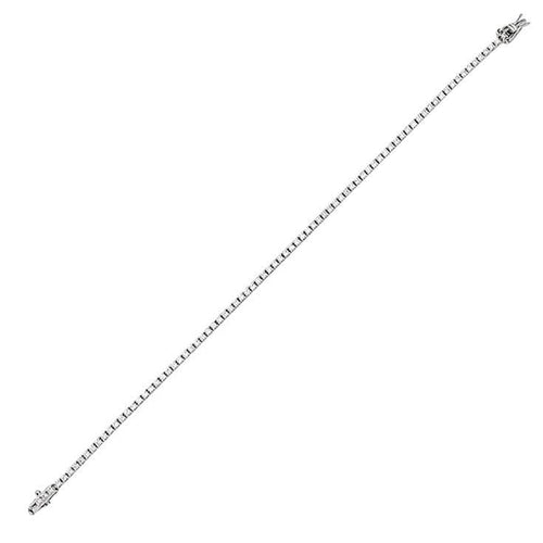 Ligne tennis or blanc diamants. 58 Facettes 34343